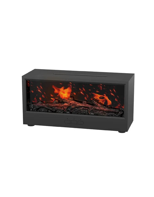 Load image into Gallery viewer, New Creative Fireplace Aroma Diffuser 150ml Waterless Auto-Off Colorful Flame Air Humidifier with Remote for Home Bedroom Gift
