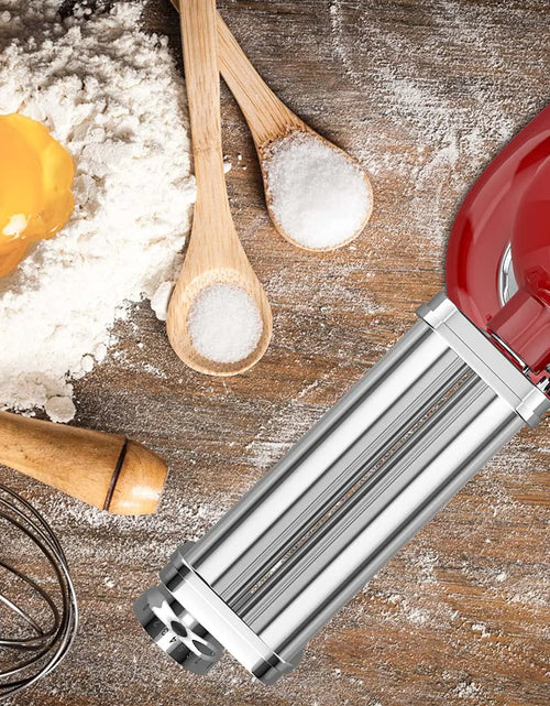 Load image into Gallery viewer, Pasta Attachment for Kitchenaid Stand Mixer,Cofun 3 Piece Pasta Maker Machine with Pasta Roller and Cutter Set for Dough Sheet,

