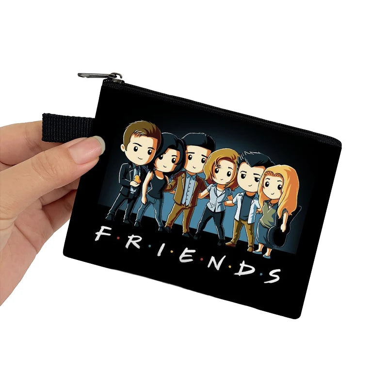Friends Print Coin Purse CENTRAL PERK Small Wallets