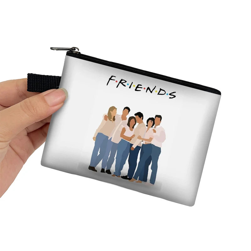 Friends Print Coin Purse CENTRAL PERK Small Wallets