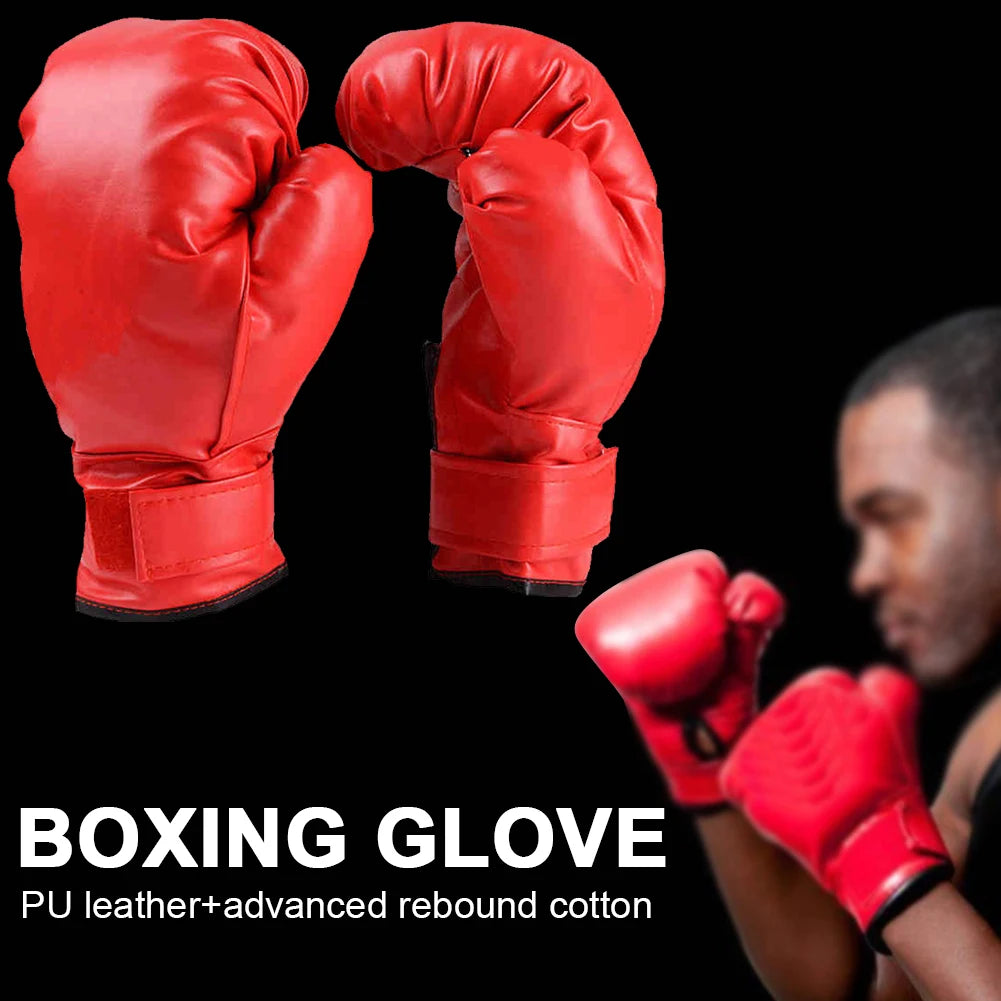 Adult Children Professional Boxing Training Glove Elastic Boxing Muay Thai Sanda Fighting Glove For Men And Women Kick PU Karate