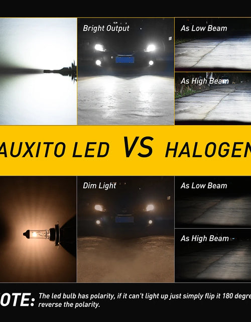 Load image into Gallery viewer, AUXITO H7 9012 HIR2 LED Headlight Bulbs H1 H11 H8 Car LED Bulb 16000Lm CSP Chip HB3 HB4 9005 9006 Auto LED Headlamps 6000K White
