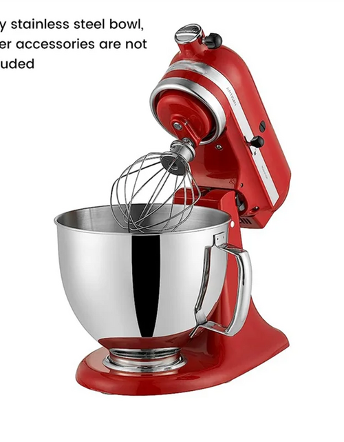 Load image into Gallery viewer, For Kitchenaid Classic&amp;Artisan Series 4.5QT/5QT Mixer 304 Bowl Stainless Steel Mixer Bowl Dishwasher Safe
