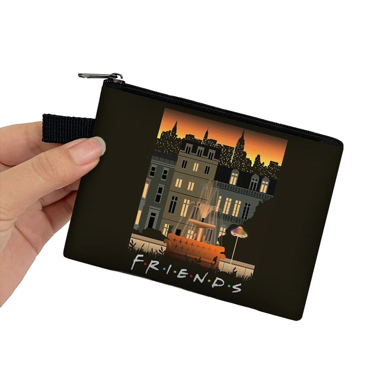 Friends Print Coin Purse CENTRAL PERK Small Wallets