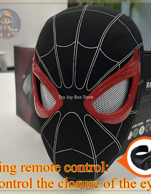 Load image into Gallery viewer, New Spider-man:no Way Home Spider Man Mask Luxury Helmet Rechargeable Remote Eyes Movable Mask Cosplay Decoration Gift Toys
