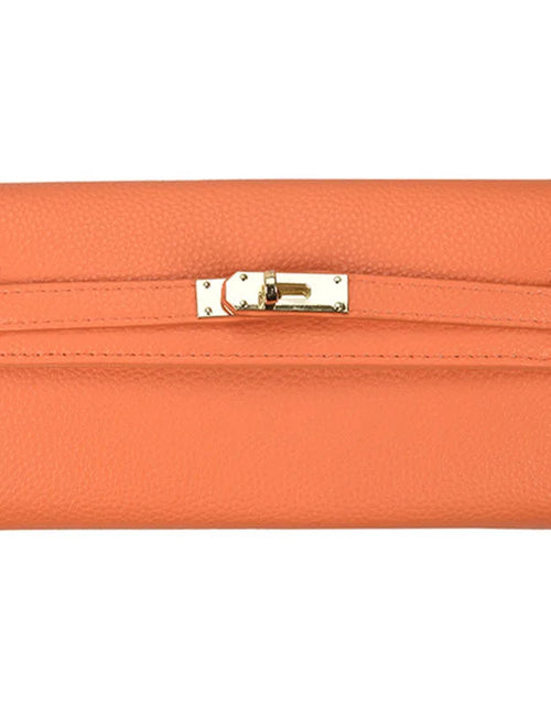 Load image into Gallery viewer, Fashionable  Women&#39;s Wallet with Lychee Pattern and Lock Buckle
