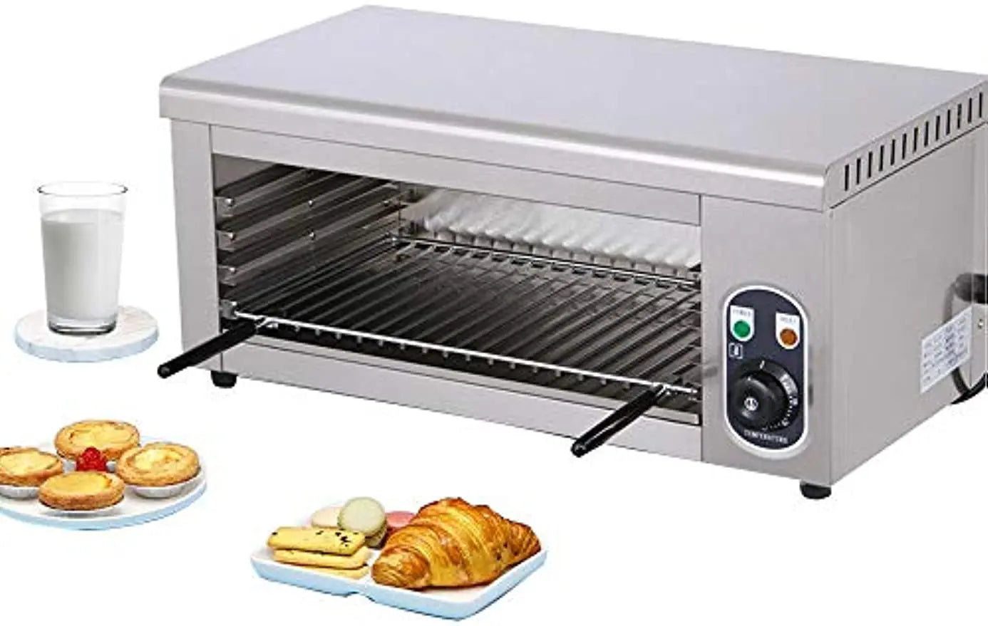 Käseschmelzer, elektrischer Käseschmelzer, 2000 W, Salamander, Broiler, BBQ, Grill, Arbeitsplatte