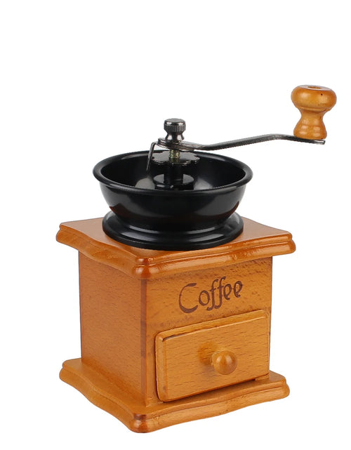 Cargar imagen en el visor de la galería, Molinillo de café manual de madera Millston de cerámica de estilo retro, molinillo de especias, utensilios para café, mango de acero inoxidable
