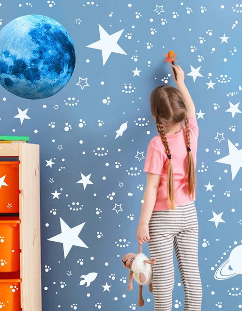 Load image into Gallery viewer, New Luminous Moon Stars Wall Stickers for Kids Room Home Decoration Wall Decals Glow in the Dark Bedroom Ceiling Decor Decals
