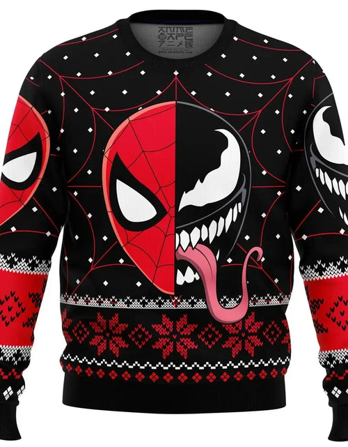 Load image into Gallery viewer, Christmas Men&#39;s Hoodie Captain America Boy Pullover 3D Printing Oversized Top Venom Men&#39;s Pullover Deadpool Marvel Mens Clothing

