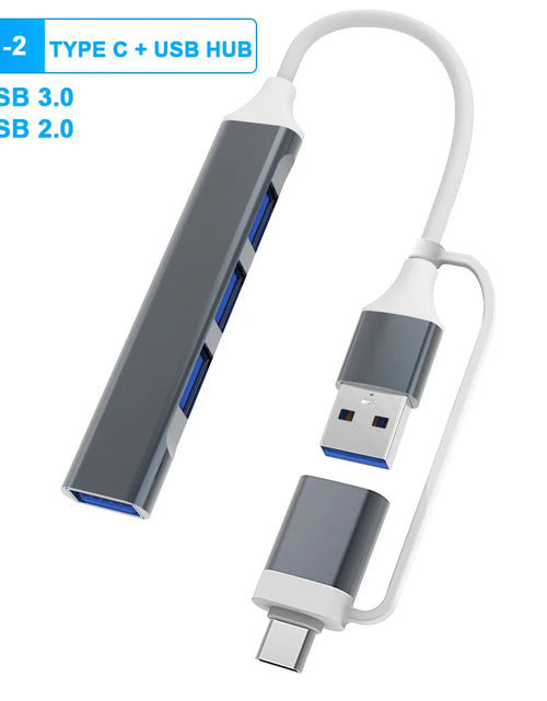 Load image into Gallery viewer, 8-IN-2 USB HUB 3.0 USB C HUB Dock Station 5Gbps High Speed Transmission USB Splitter Type C to USB OTG Adapter For Macbook Pro
