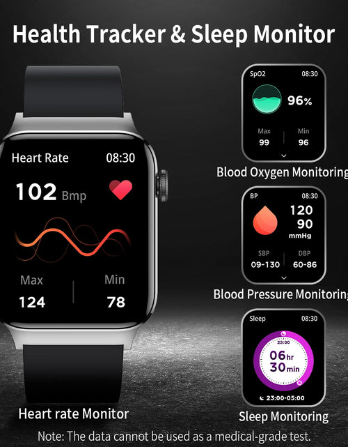 Cargar imagen en el visor de la galería, Reloj inteligente, reloj inteligente de fitness de 1,83&quot; para teléfonos Android e iOS, 123 modos deportivos, asistente de voz, reloj inteligente para hombres
