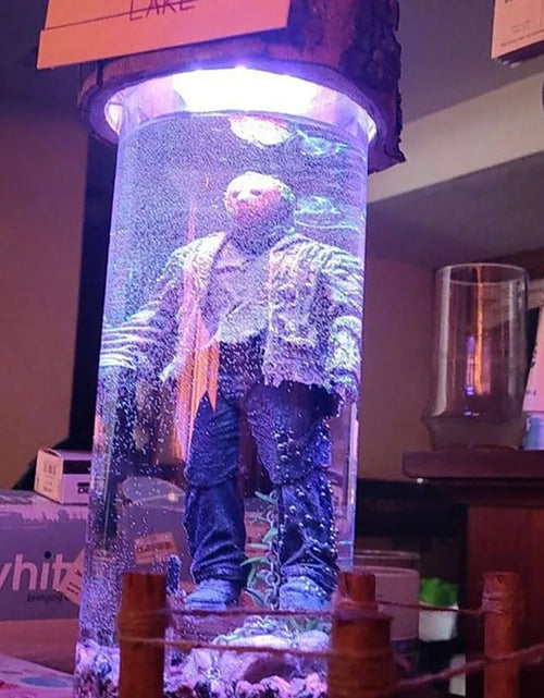 Load image into Gallery viewer, Jason Is Alive Resin Lamp Horror Movie Character Night Light
