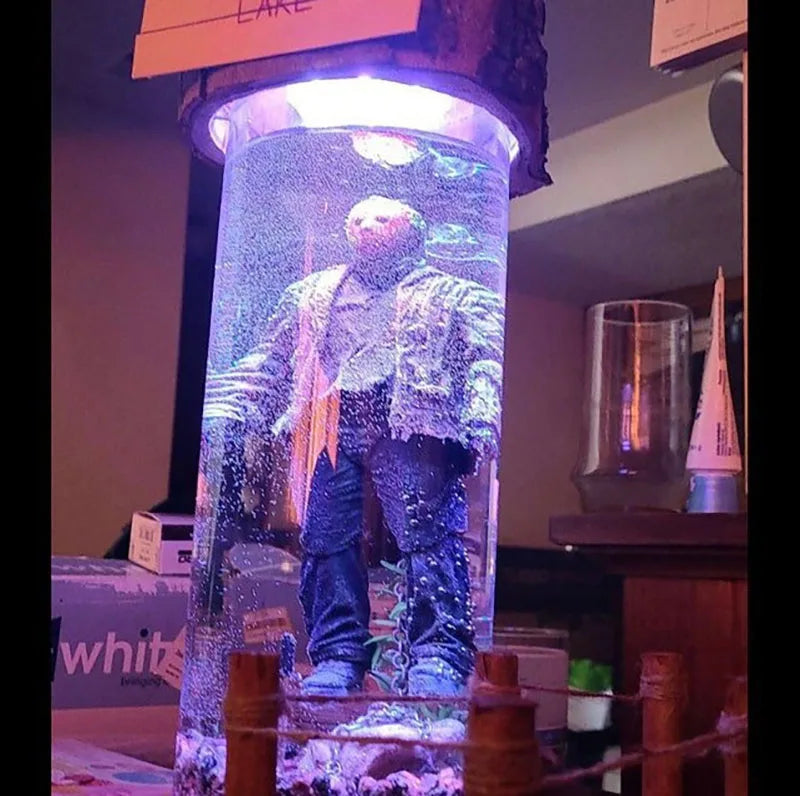 Jason Is Alive Resin Lamp Horror Movie Character Night Light