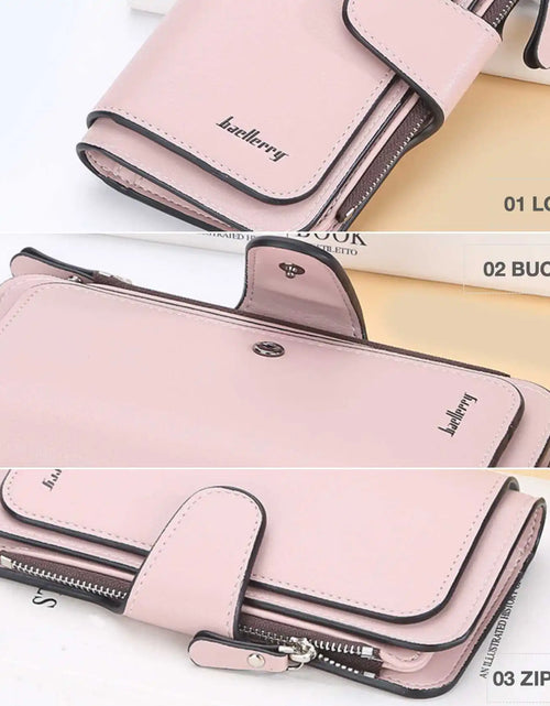 Load image into Gallery viewer, Large Capacity Women Long Leather Wallet
