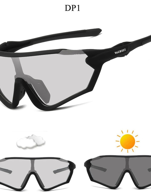 Load image into Gallery viewer, VAGHOZZ Brand New Style Cycling Glasses Outdoor Sunglasses Men Women Sport Eyewear UV400 MTB Bike Bicycle Photochromic Goggles
