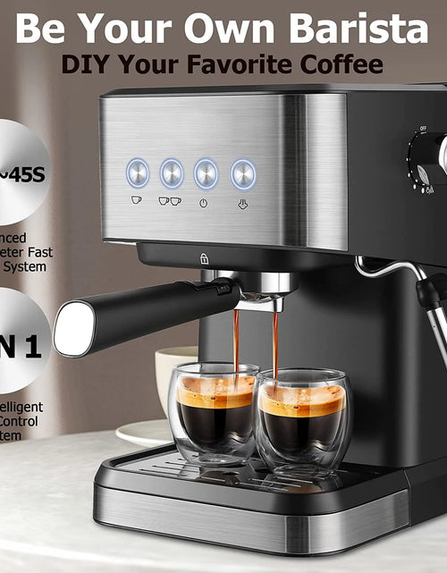 Load image into Gallery viewer, Italian Semi-automatic Concentrated Extraction Milk Foam Household Office Small Coffee Machine
