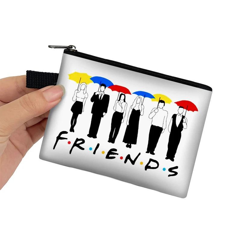 Friends Print Coin Purse CENTRAL PERK Small Wallets