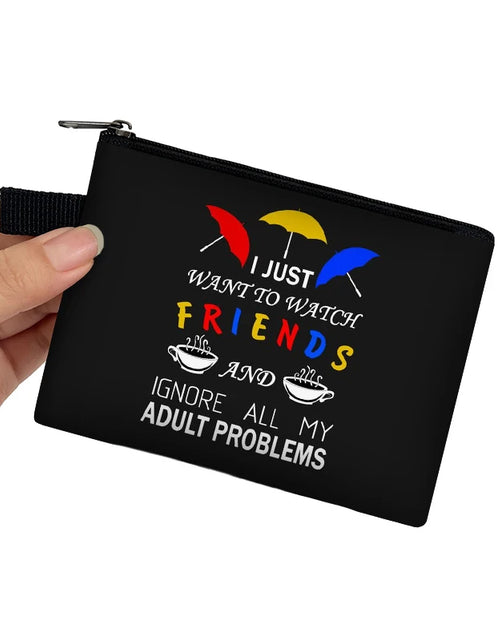 Load image into Gallery viewer, Friends Print Coin Purse CENTRAL PERK Small Wallets

