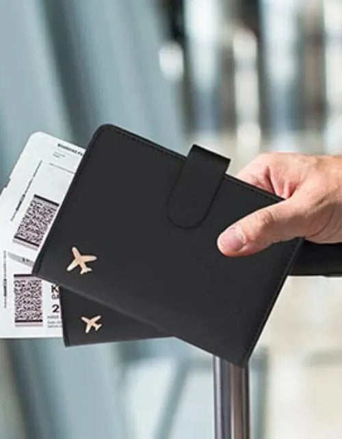 Load image into Gallery viewer, Passport Leather Travel Passport Holder

