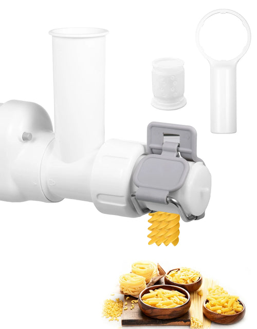 Load image into Gallery viewer, 6 in 1 Gourmet Pastas Press Stand Mixer Attachment Home Noodle Tool With 6 Different Shapes Pasta Press Outlet For Kitchenaid
