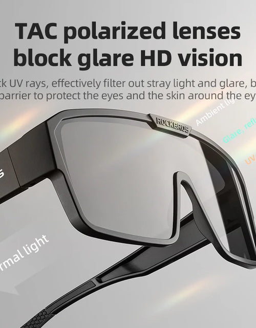 Load image into Gallery viewer, ROCKBROS Cycling Sunglasses Polarized UV Protection Set Glasses Frame for Myopia Glasses Running Fishing Cyling Goggles
