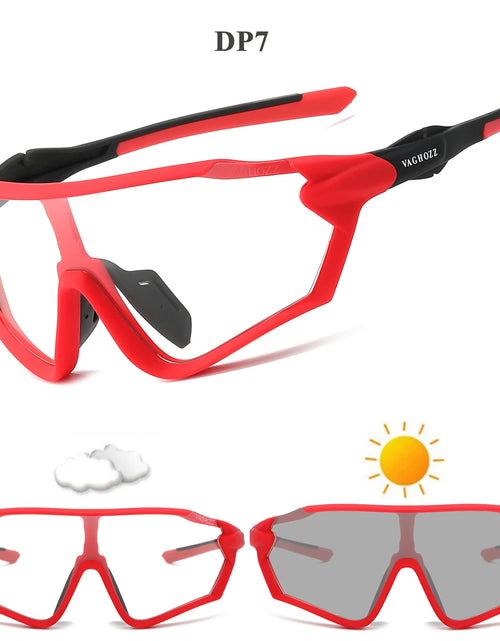 Load image into Gallery viewer, VAGHOZZ Brand New Style Cycling Glasses Outdoor Sunglasses Men Women Sport Eyewear UV400 MTB Bike Bicycle Photochromic Goggles
