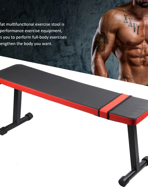 Load image into Gallery viewer, Dumbbell Stool Fitness Equipment Fitness Stool High Quality Dumbbell Weight Lifting Fitness Flat Stool Equipment Heavy Structure
