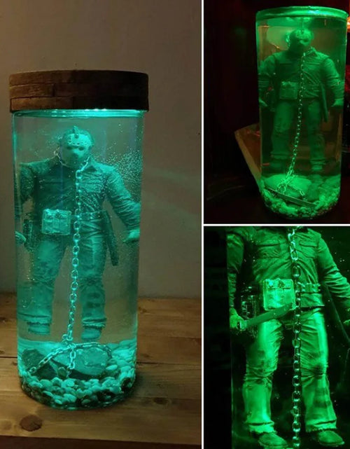 Load image into Gallery viewer, Jason Is Alive Resin Lamp Horror Movie Character Night Light

