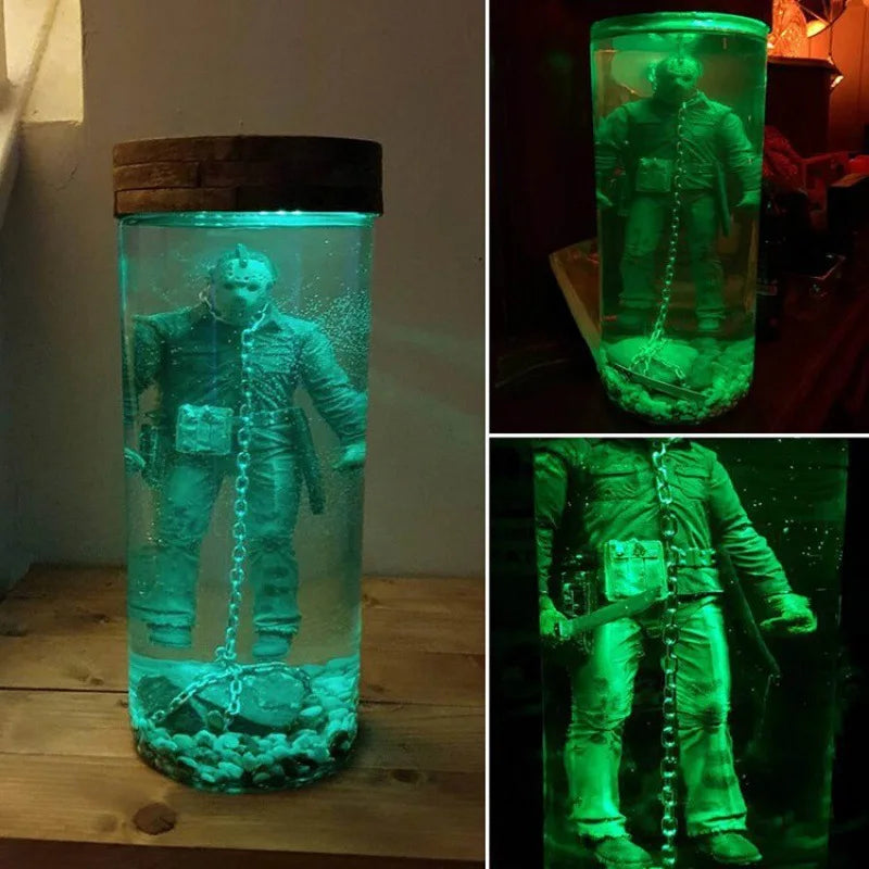 Jason Is Alive Resin Lamp Horror Movie Character Night Light