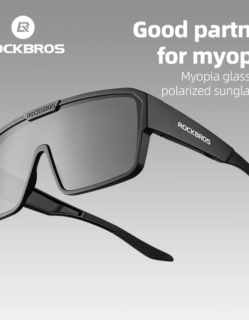 Load image into Gallery viewer, ROCKBROS Cycling Sunglasses Polarized UV Protection Set Glasses Frame for Myopia Glasses Running Fishing Cyling Goggles
