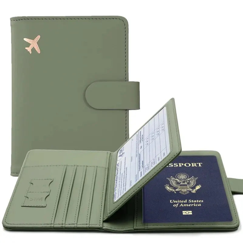 Passport Leather Travel Passport Holder