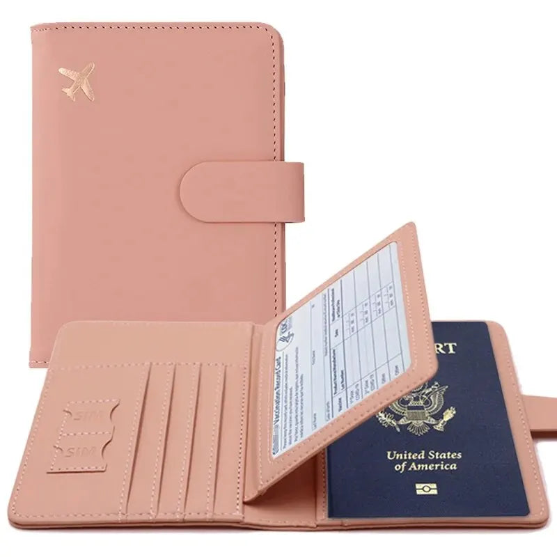 Passport Leather Travel Passport Holder
