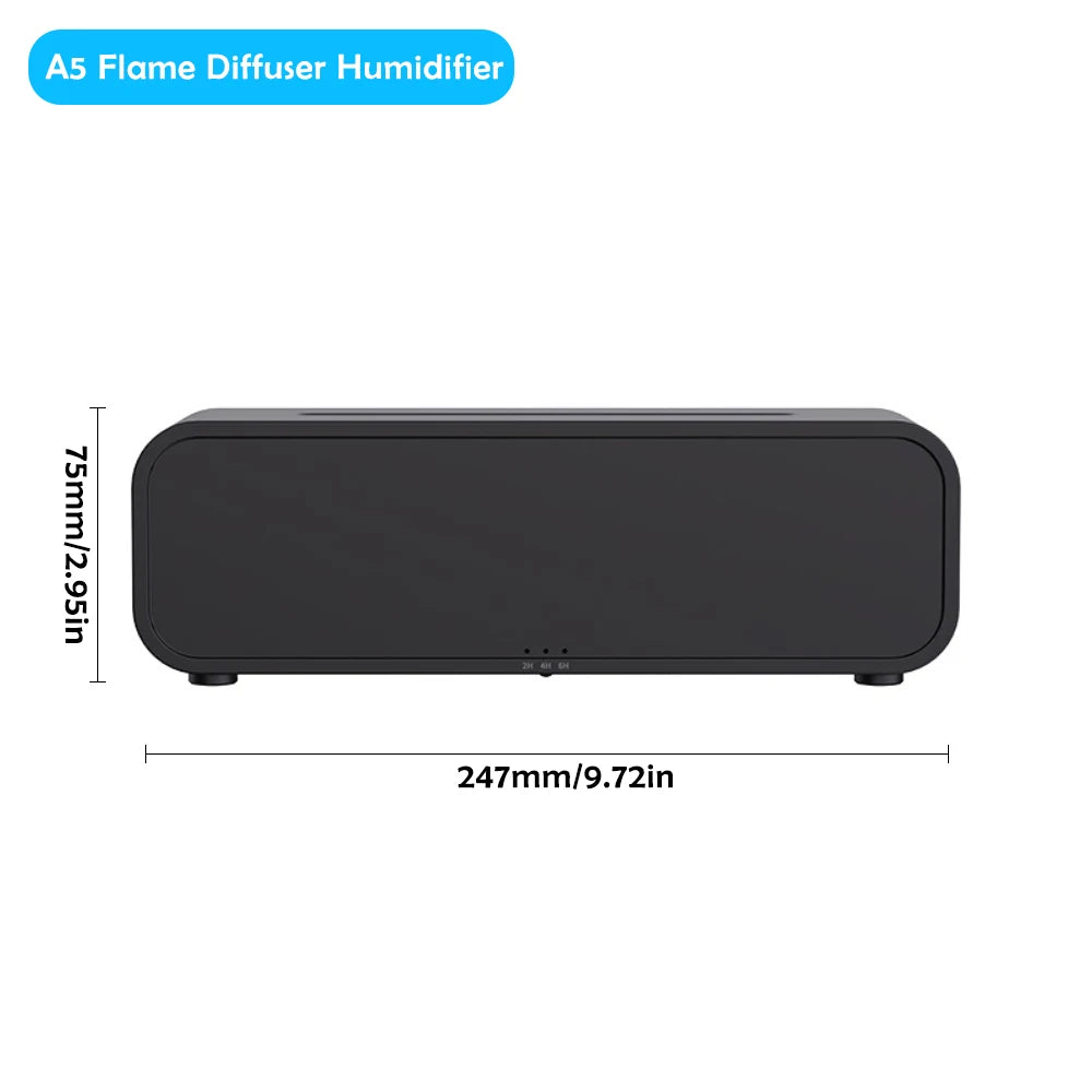 USB Aroma Diffuser Humidifier Addable Essential Oils Aroma Diffuser with Timer Protection Function 7 Colours Ambient Night Light