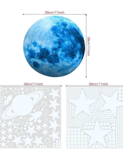 Load image into Gallery viewer, New Luminous Moon Stars Wall Stickers for Kids Room Home Decoration Wall Decals Glow in the Dark Bedroom Ceiling Decor Decals
