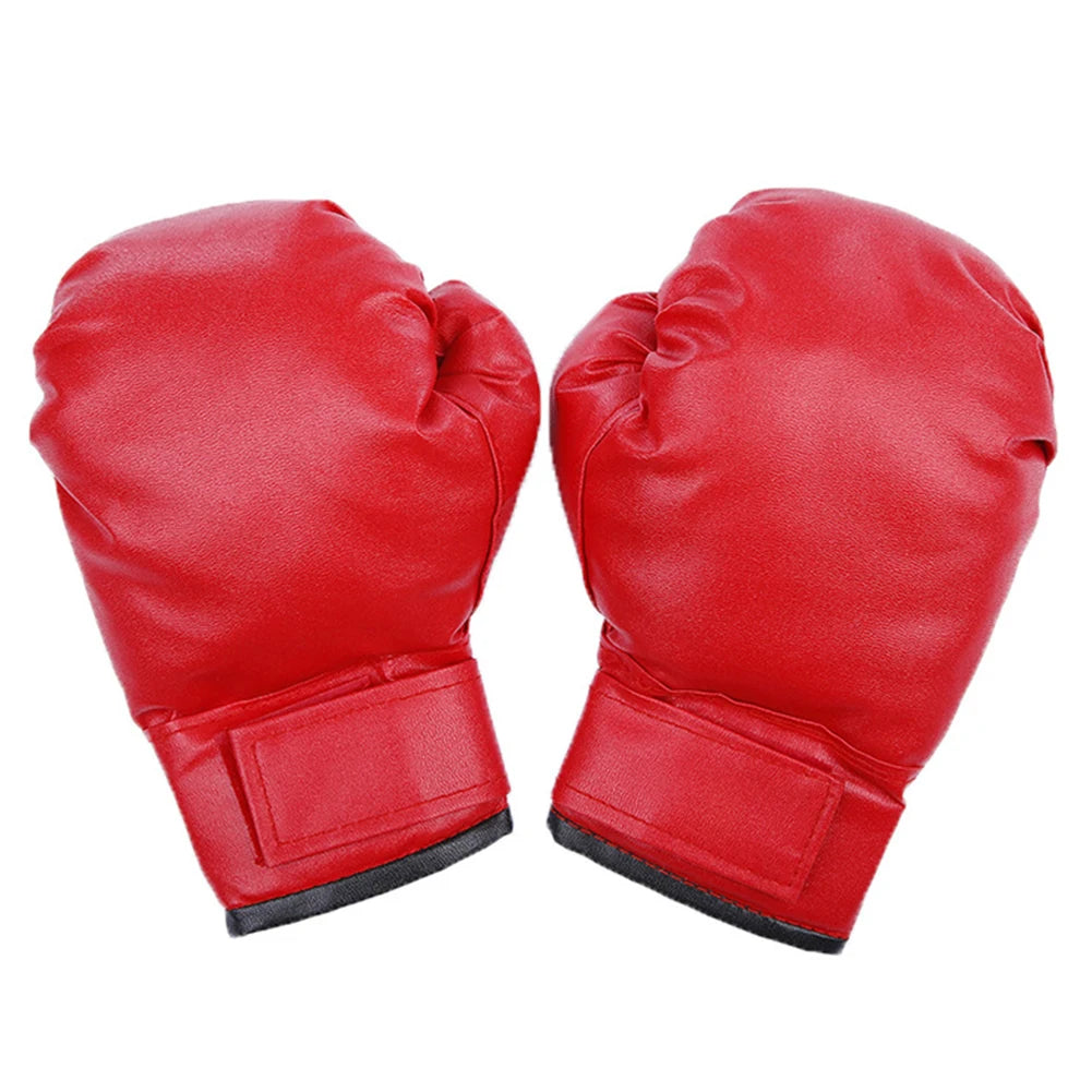 Adult Children Professional Boxing Training Glove Elastic Boxing Muay Thai Sanda Fighting Glove For Men And Women Kick PU Karate