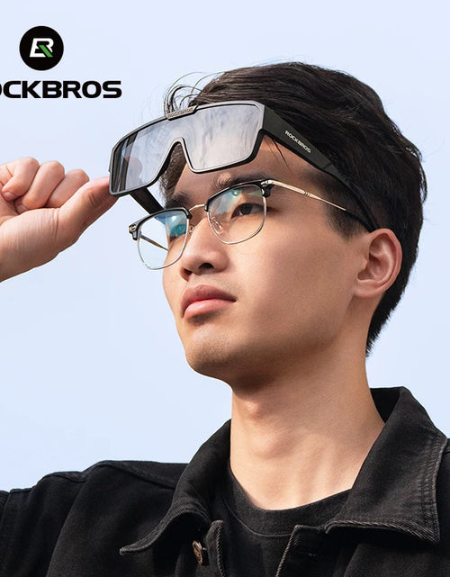 Load image into Gallery viewer, ROCKBROS Cycling Sunglasses Polarized UV Protection Set Glasses Frame for Myopia Glasses Running Fishing Cyling Goggles

