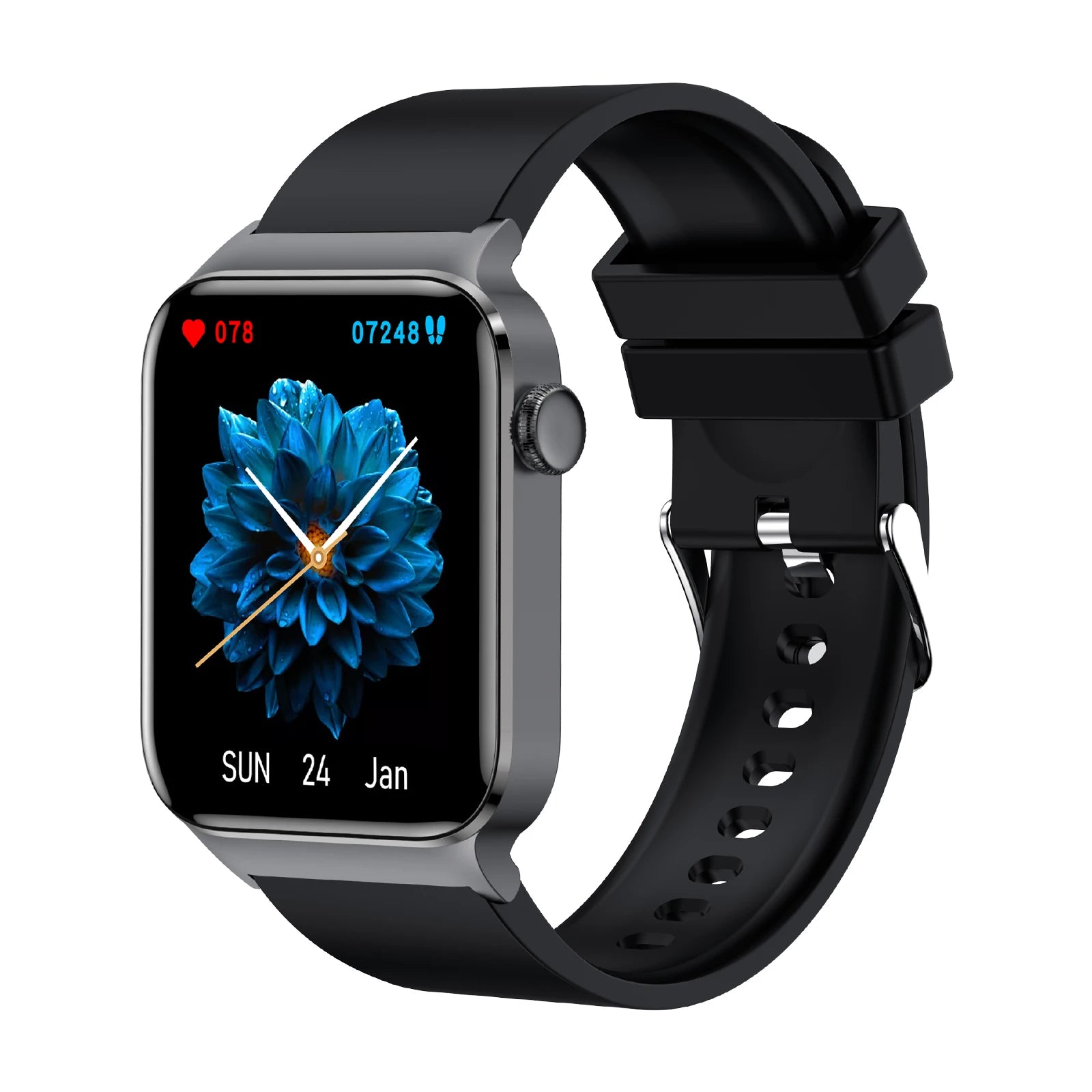 Reloj inteligente, reloj inteligente de fitness de 1,83" para teléfonos Android e iOS, 123 modos deportivos, asistente de voz, reloj inteligente para hombres
