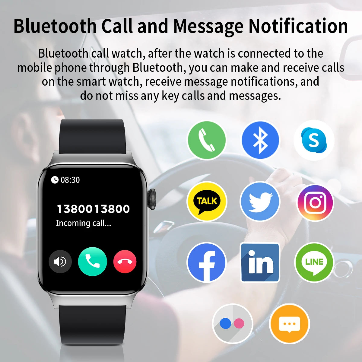 Reloj inteligente, reloj inteligente de fitness de 1,83" para teléfonos Android e iOS, 123 modos deportivos, asistente de voz, reloj inteligente para hombres