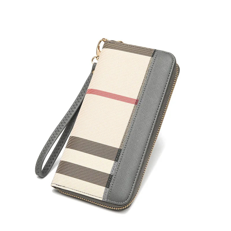 Women's Long Printed Multi Card Holder Large Capacity Wallet