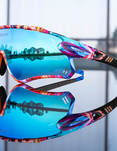 Load image into Gallery viewer, SCVCN Polarized Cycling Glasses MTB Riding Running Sunglasses UV400 Fishing Goggles Man Woman Bike Bicycle Eyewear
