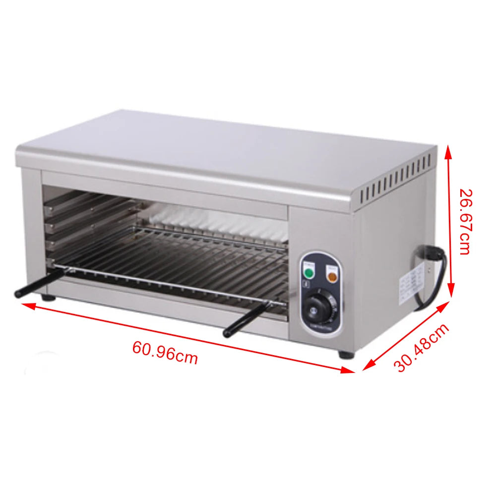 Käseschmelzer, elektrischer Käseschmelzer, 2000 W, Salamander, Broiler, BBQ, Grill, Arbeitsplatte