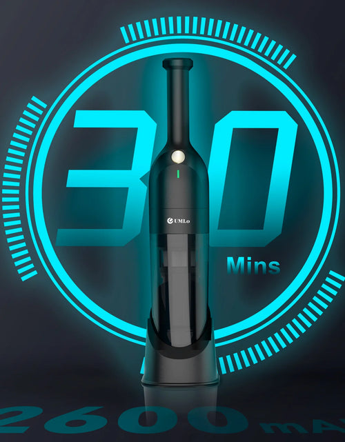 Load image into Gallery viewer, UMLo H6 Handheld Rechargeable Vacuum Cleaner Cordless with 30 Mins Runtime&amp;500 ML Dust-bin, for Car Floors Pet Hair Home Office
