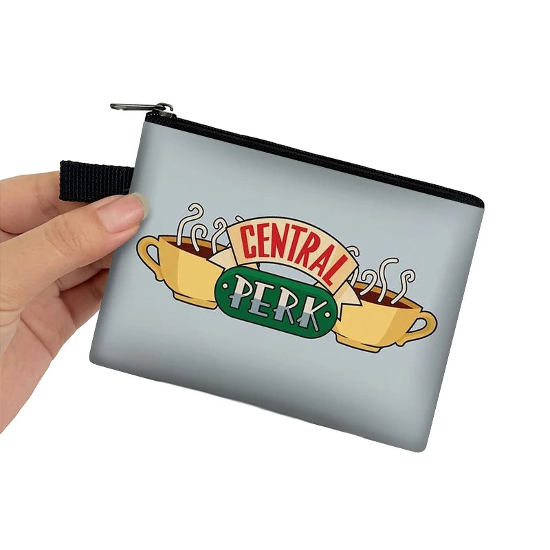 Friends Print Coin Purse CENTRAL PERK Small Wallets
