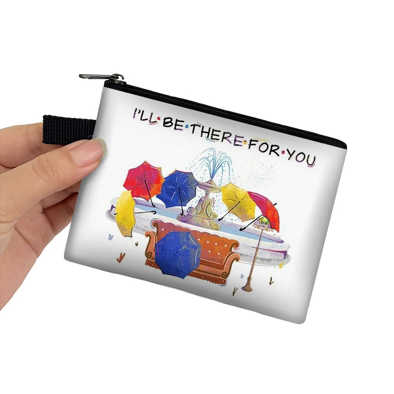 Friends Print Coin Purse CENTRAL PERK Small Wallets