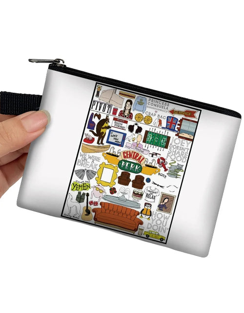 Load image into Gallery viewer, Friends Print Coin Purse CENTRAL PERK Small Wallets
