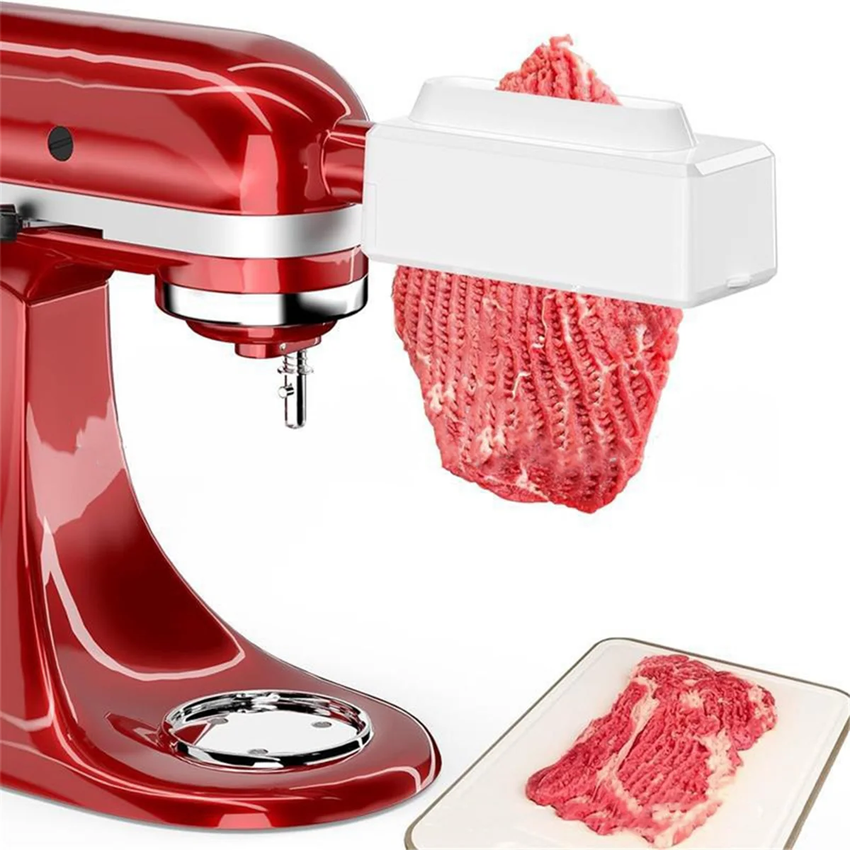 Meat Tenderizer for Kitchenaid Stand Mixer Stainless Steel Gears Meat Tenderizer Kitchen Poultry Tenderizers Black