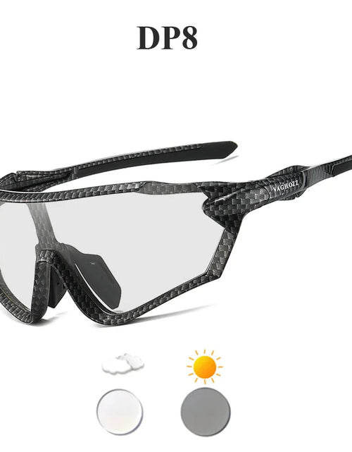 Load image into Gallery viewer, VAGHOZZ Brand New Style Cycling Glasses Outdoor Sunglasses Men Women Sport Eyewear UV400 MTB Bike Bicycle Photochromic Goggles
