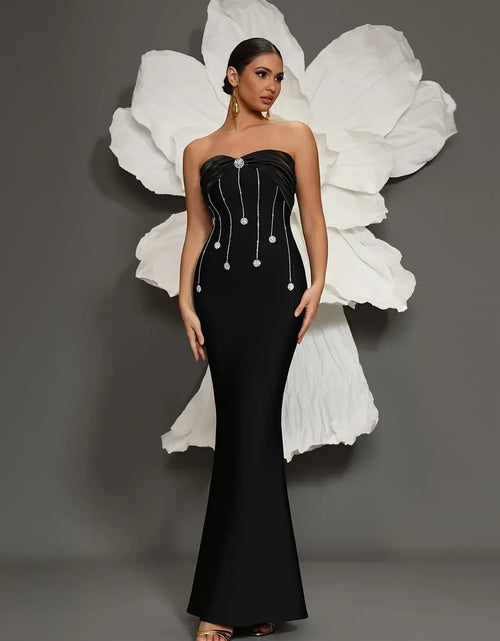 Cargar imagen en el visor de la galería, Vestidos de noche largos, elegantes y lujosos para mujer
