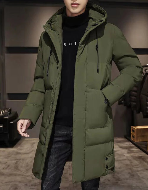 Load image into Gallery viewer, DIMUSI Winter Men&#39;s Long Jacket Casual Men Outwear Thermal Parkas Coats Man Cotton Thick Warm Windbreaker Jackets Brand Clothing
